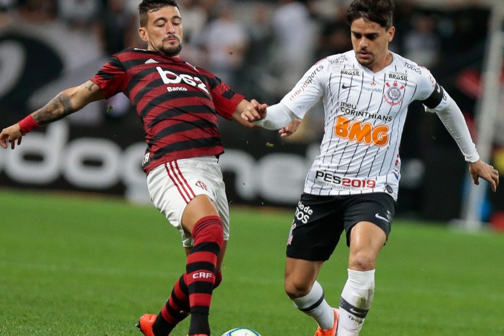Corinthians x Flamengo Brasileirão Série A - Foto Reprodução do Twitter